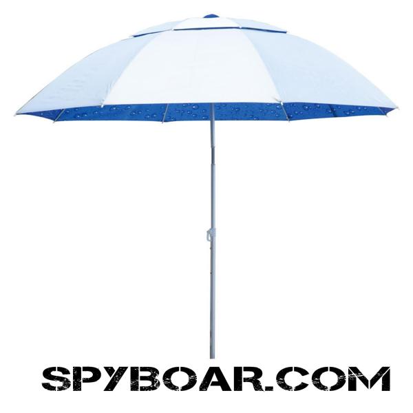 Lifeguard beach umbrella with UV protection factor 30+, diameter 2 m.