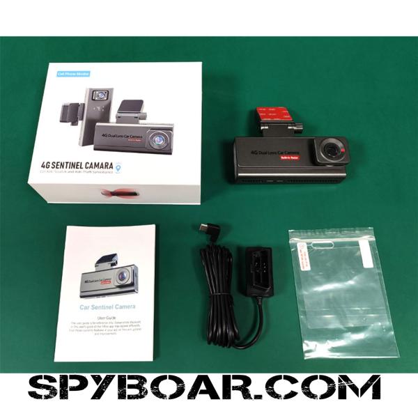 VESAFE CZ1 4G mikrodalga sensörlü çift lensli araç kamerası