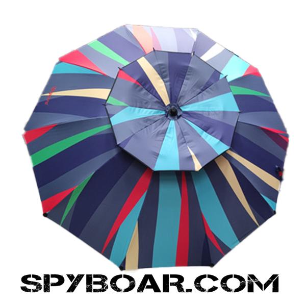 Плажен чадър с защита UV фактор 50+, диаметър 2,2 м.