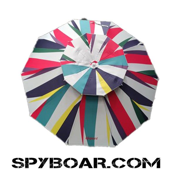 Плажен чадър с защита UV фактор 50+, диаметър 2,2 м.