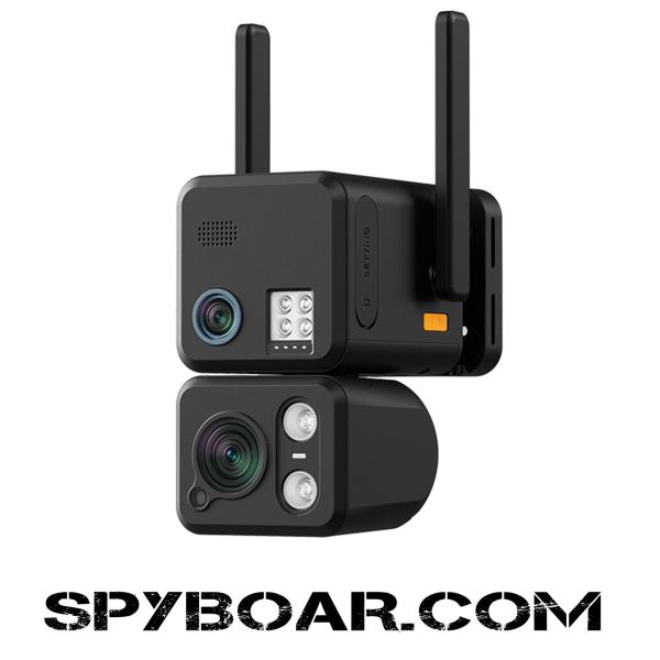 Хибридна Соларна 4G & Wi-Fi Камера Vesafe N1 Sentry – Двойна леща, 4K PTZ, AI Проследяване и 16W Соларен Панел