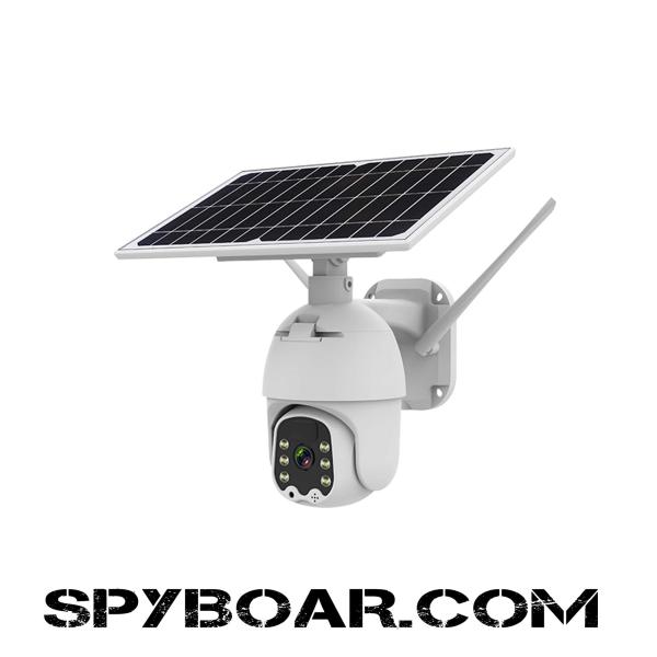 Used - 4G outdoor Pan-Tilt camera TSEЕU SK-6 with SIM card, built-in solar panel and build in Li-ion battery, 2MP