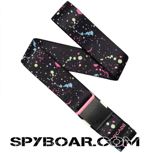 Arcade Splatter Black Neon Original Stretch Belt
