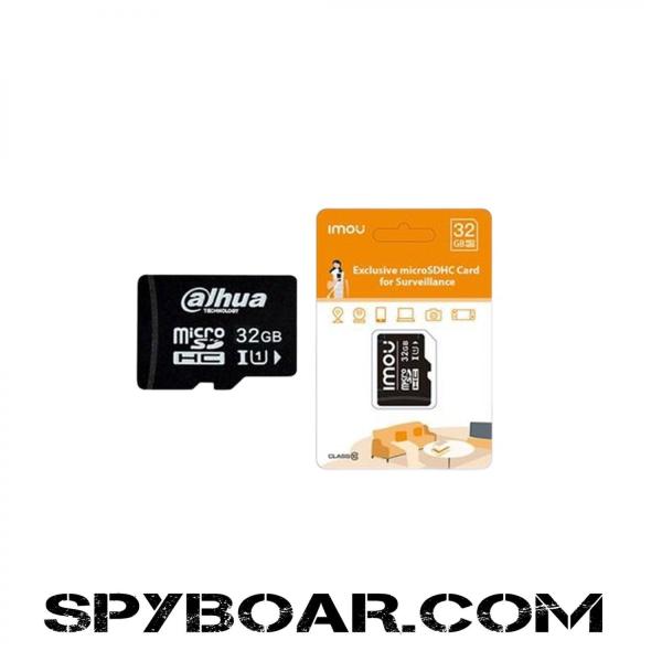Micro SD карта памет IMOU – 32 GB S1, class 10