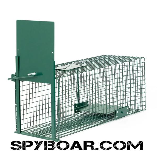 Капан-клетка за котки, белки и порове с пластина 60x23x23см